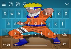 Keyboard For Naruto captura de pantalla 1