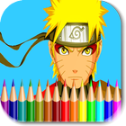 Naruto coloring book ไอคอน