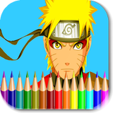Naruto coloring book icon