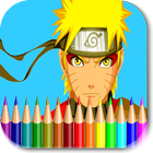 Naruto coloring book icône