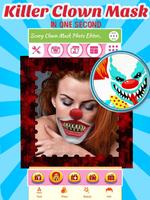 Scary Clown Face Changer imagem de tela 1