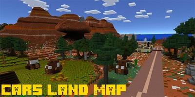 Mod Cars Land Map MCPE Plakat