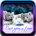 Tiger White Tale LWP أيقونة