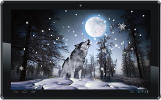 Wolves Winter Night LWP 海報