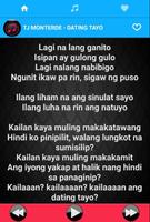 Music for TJ Monterde Song + Lyrics captura de pantalla 3