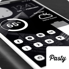 Pasty Pro - White Icon Pack icône