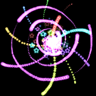 Rotor de partículas mágico icono