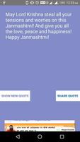 Poster Janmastami Quotes