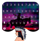 Native American Warrior Keyboard icône