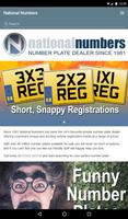 Number Plates Affiche