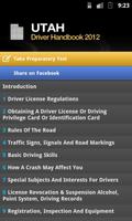 Utah Driver Handbook Free poster