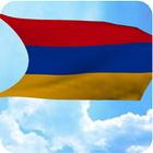 3D Armenia Flag Live Wallpaper icône
