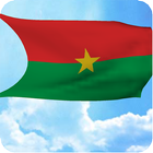Burkina Faso Flag Wallpaper icono