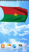 Burkina Faso Flag Wallpaper captura de pantalla 1