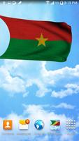 Burkina Faso Flag Wallpaper captura de pantalla 2