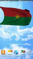 Burkina Faso Flag Wallpaper captura de pantalla 3