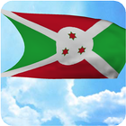 Burundi Flag Live Wallpaper icono