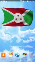 Burundi Flag Live Wallpaper captura de pantalla 1