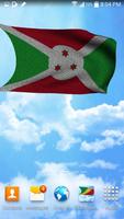 Burundi Flag Live Wallpaper captura de pantalla 2