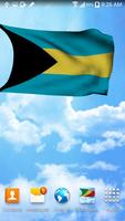 3D Bahamas Flag Wallpaper Free screenshot 1