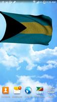 3D Bahamas Flag Wallpaper Free скриншот 2