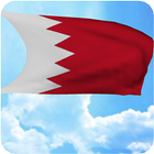 3D Bahrain Flag Wallpaper Free biểu tượng