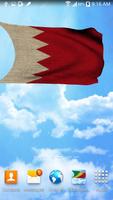 3D Bahrain Flag Wallpaper Free تصوير الشاشة 3