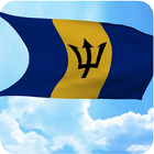 Barbados Flag Live Wallpaper ícone