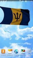 Barbados Flag Live Wallpaper imagem de tela 2