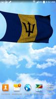 Barbados Flag Live Wallpaper captura de pantalla 3