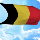 Belgium Flag Live Wallpaper icône