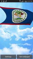 Belize Flag Live Wallpaper Poster