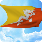 Bhutan Flag Live Wallpaper आइकन