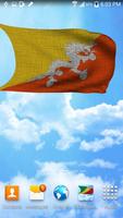 Bhutan Flag Live Wallpaper capture d'écran 3