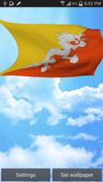 Bhutan Flag Live Wallpaper ポスター