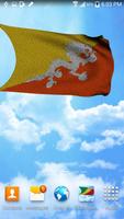 Bhutan Flag Live Wallpaper syot layar 2