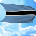 Botswana Flag Live Wallpaper آئیکن