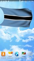 Botswana Flag Live Wallpaper captura de pantalla 1