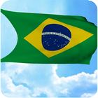 Icona 3D Brazil Flag Live Wallpaper