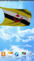 3D Brunei Flag Live Wallpaper 스크린샷 3