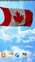 Canada Flag Live Wallpaper imagem de tela 3