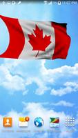 Canada Flag Live Wallpaper imagem de tela 1