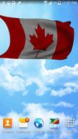 Canada Flag Live Wallpaper imagem de tela 2