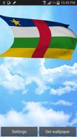 Flag Central African Republic ポスター