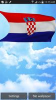 Croatia Flag Live Wallpaper poster