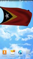 3D East Timor Flag Wallpaper 스크린샷 3