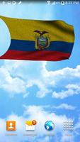 3D Ecuador Flag Live Wallpaper スクリーンショット 2