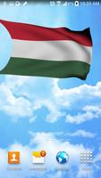3D Hungary Flag Live Wallpaper captura de pantalla 1