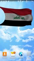 Iraq flag 3D live wallpaper screenshot 2