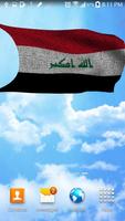 Iraq flag 3D live wallpaper screenshot 3